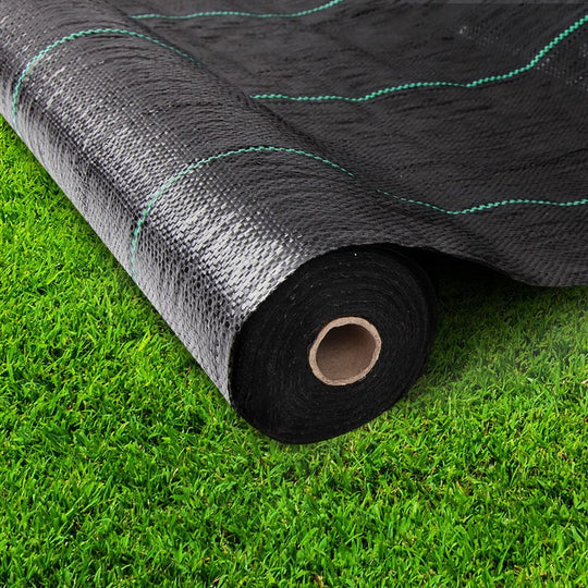 0.915x200m Weed Mat Garden Weed Control Fabric Plant Ground Cover Roll | Fabric finish