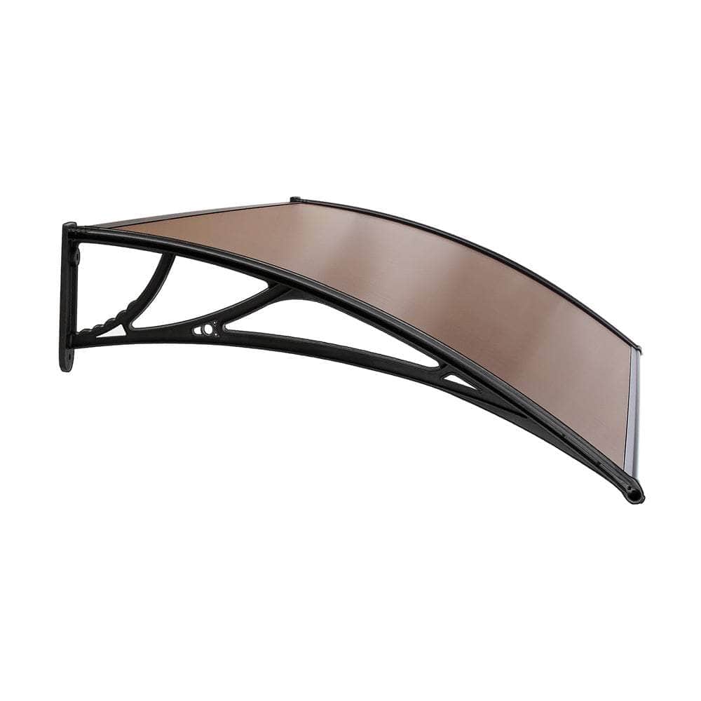 Instahut DIY Window Door Awning Shade 1 x 2m - Brown