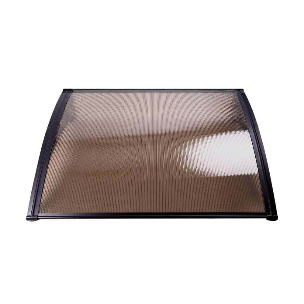 Instahut DIY Window Door Awning Shade 1 x 2m - Brown