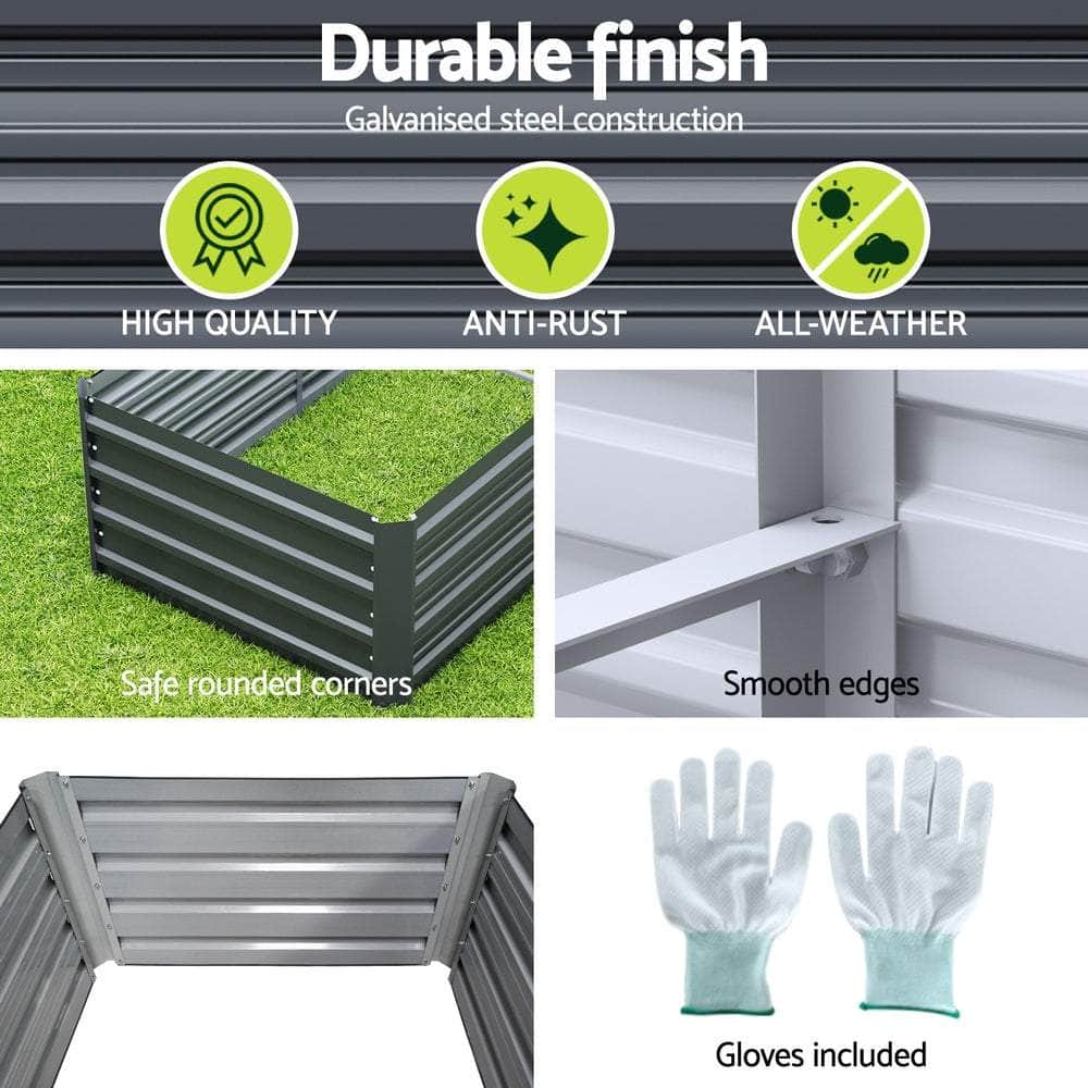 Instant Galvanised Raised Garden Bed