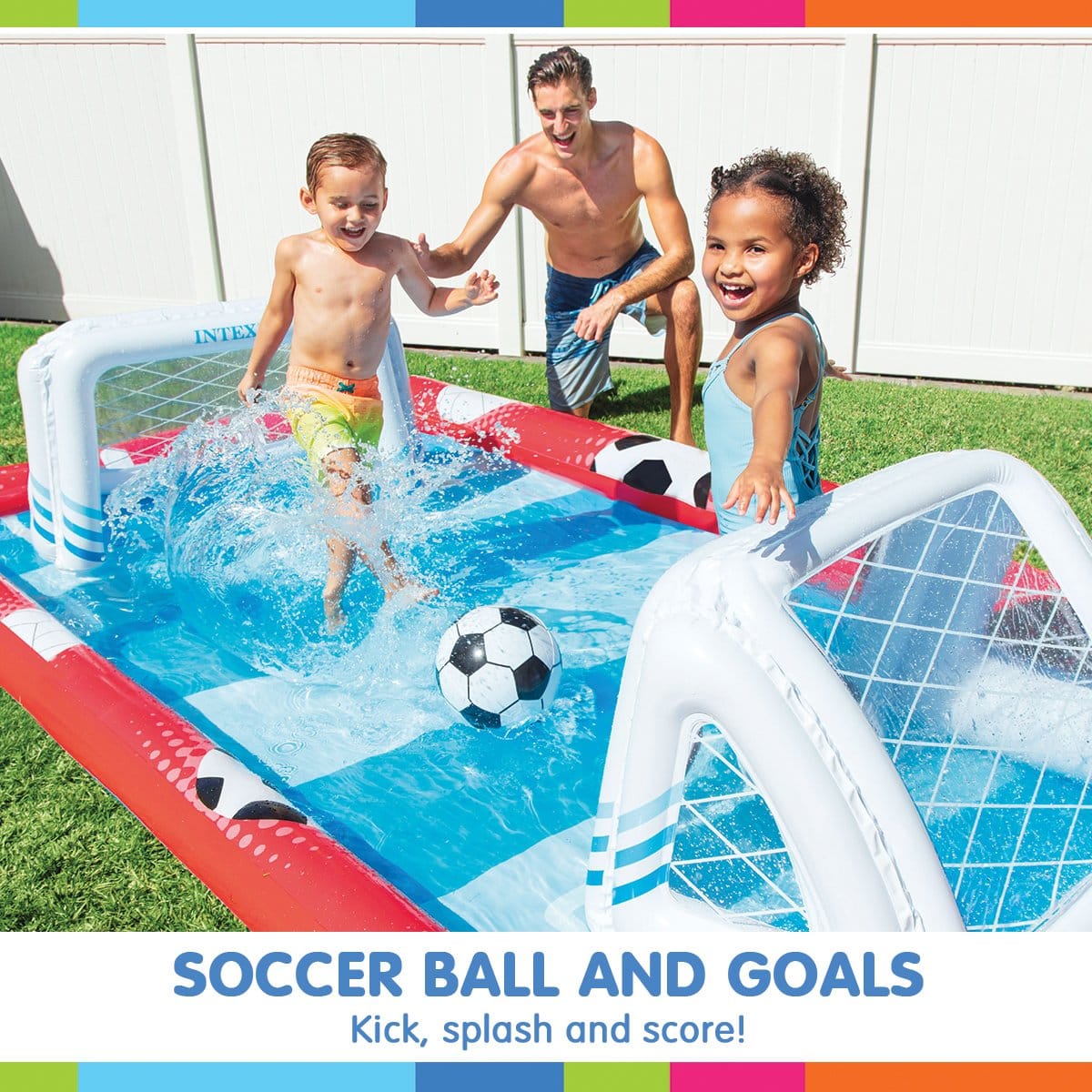 Intex 57147NP Action Sports Play Centre Soccer Volleyball Baseball - outdoor toys - photo 9