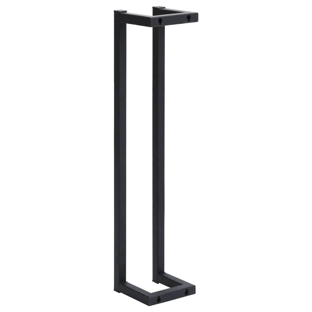 Iron Black Towel Rack