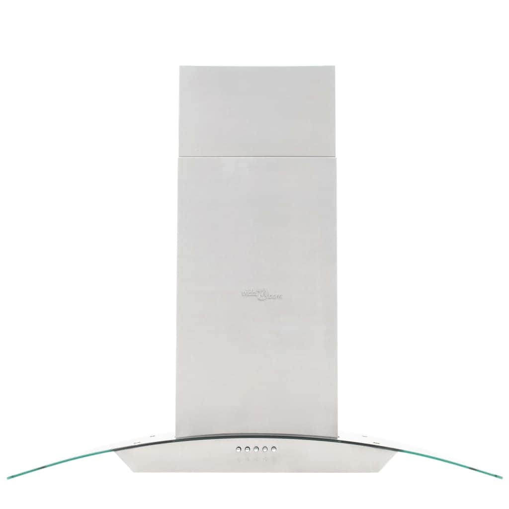 Island Range Hood 90 cm Stainless Steel 756 mÃ‚Â³/h LED