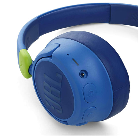 JBL Wireless Noise Cancelling Kids Over-Ear Headphones Pink/Blue
