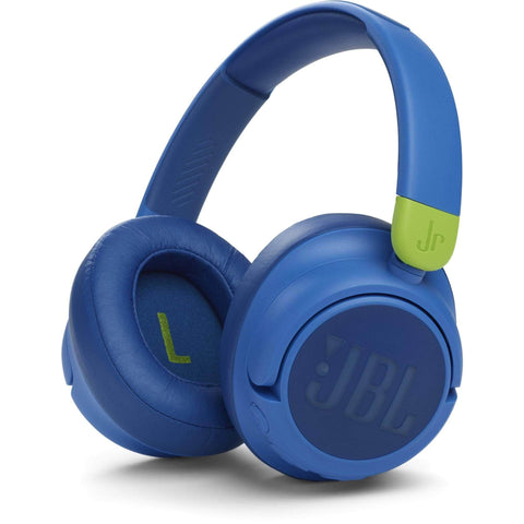 JBL Wireless Noise Cancelling Kids Over-Ear Headphones Pink/Blue