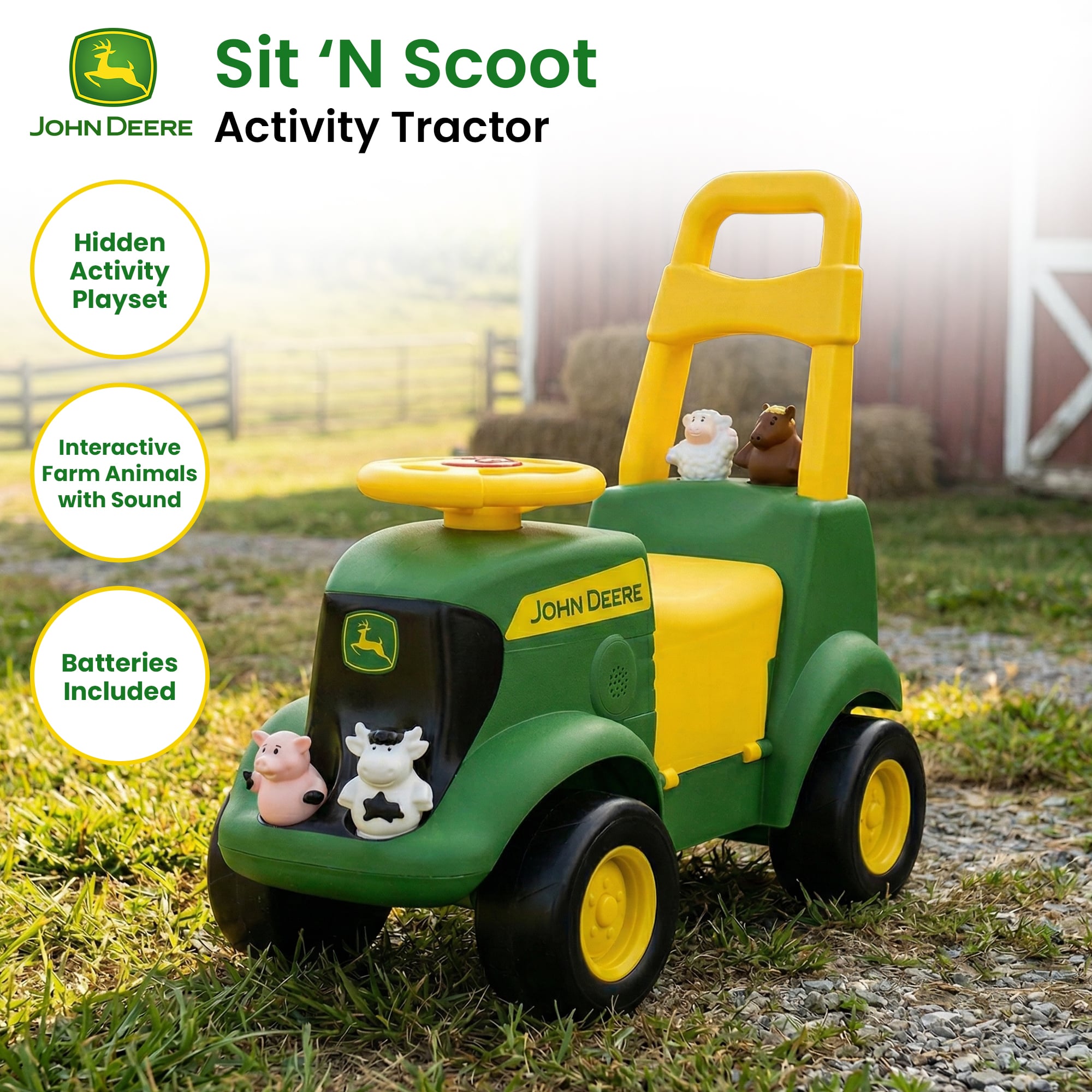 Ride On Tractor Toy 55.9x27.9x50.8cm