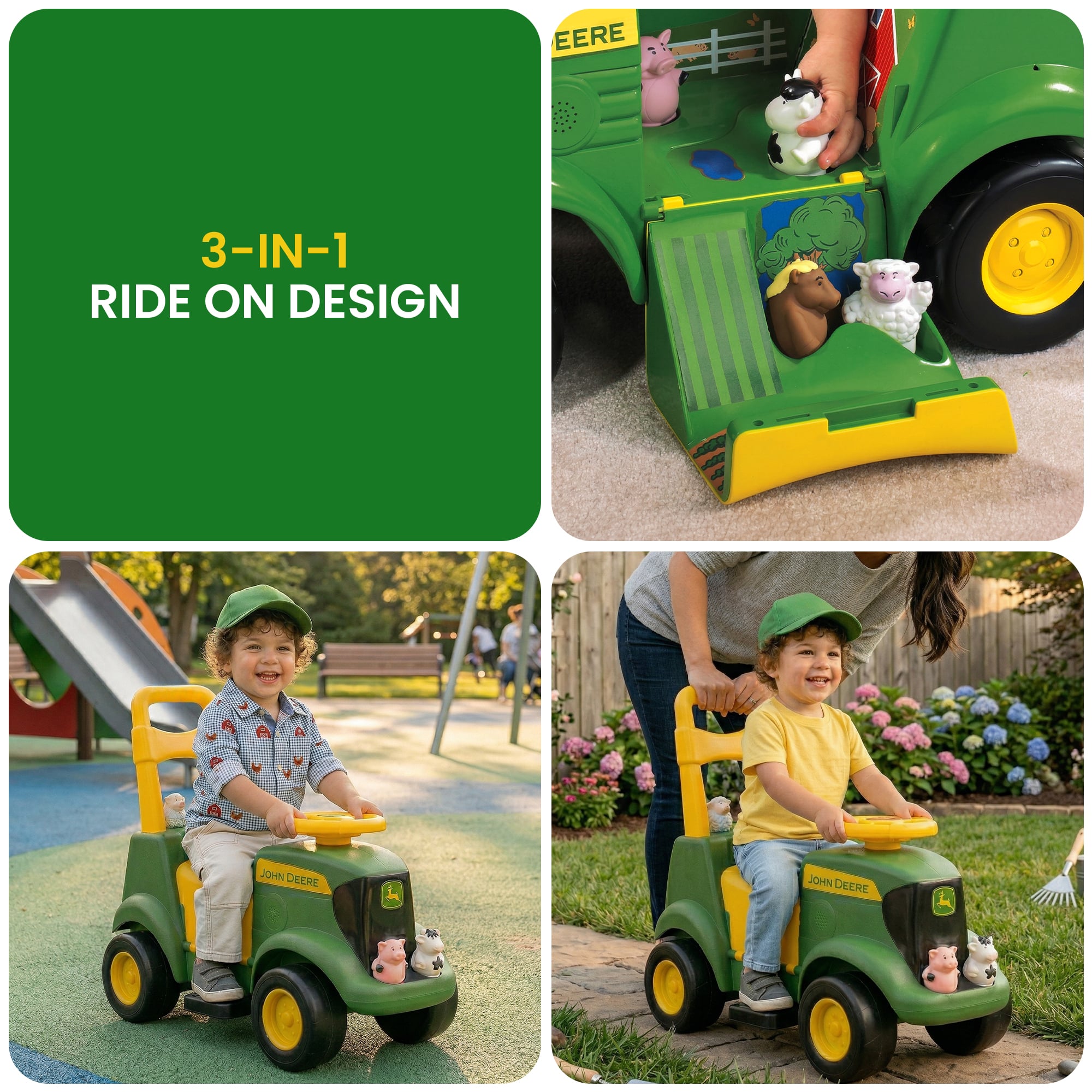 Ride On Tractor Toy 55.9x27.9x50.8cm