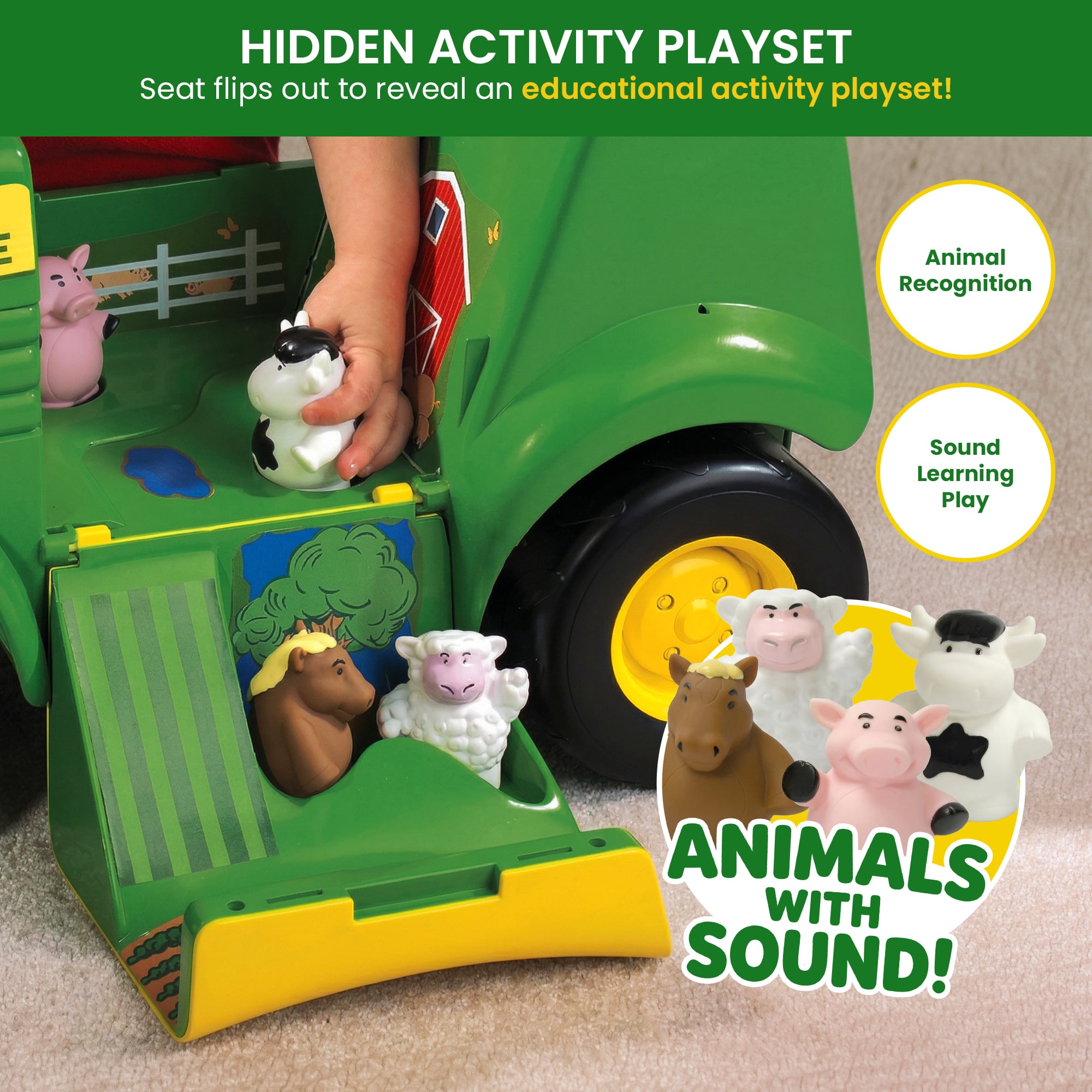 Ride On Tractor Toy 55.9x27.9x50.8cm