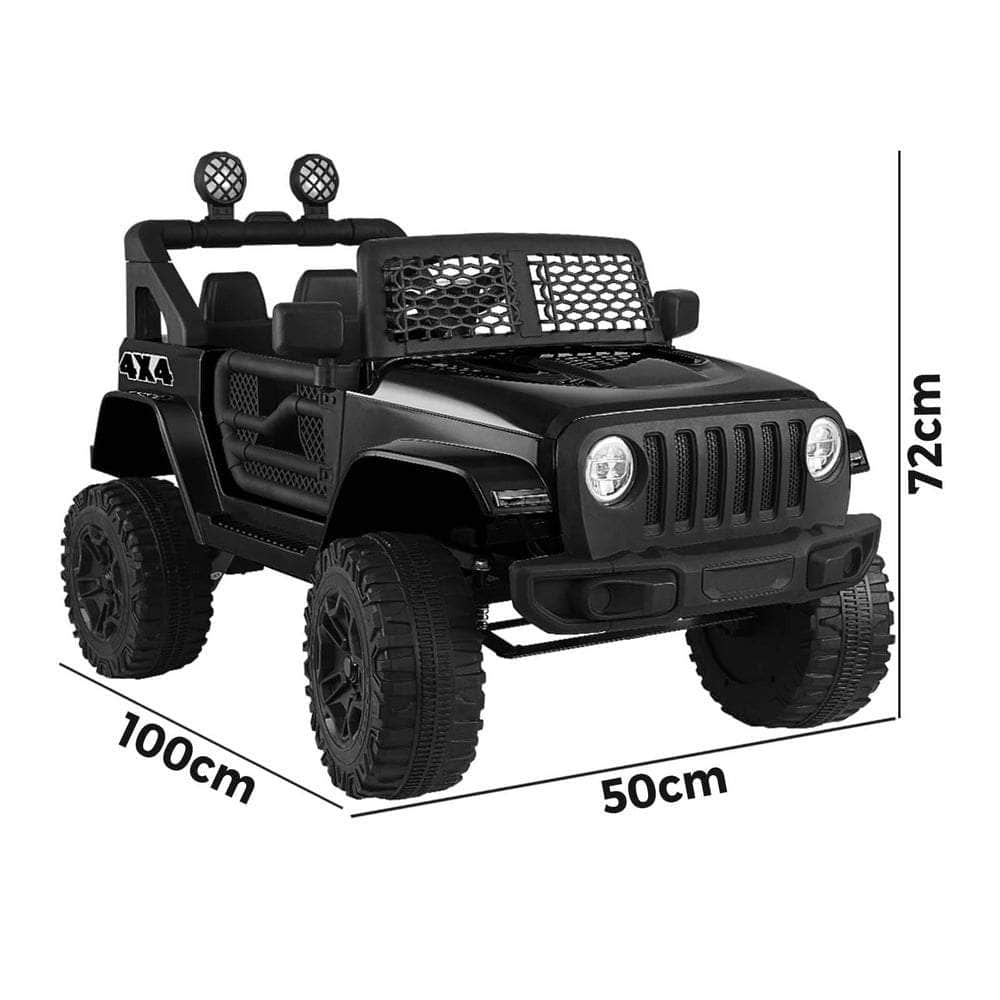 Jeep Kids Ride On Car with 12V Battery Twin Motors and Remote Control Red