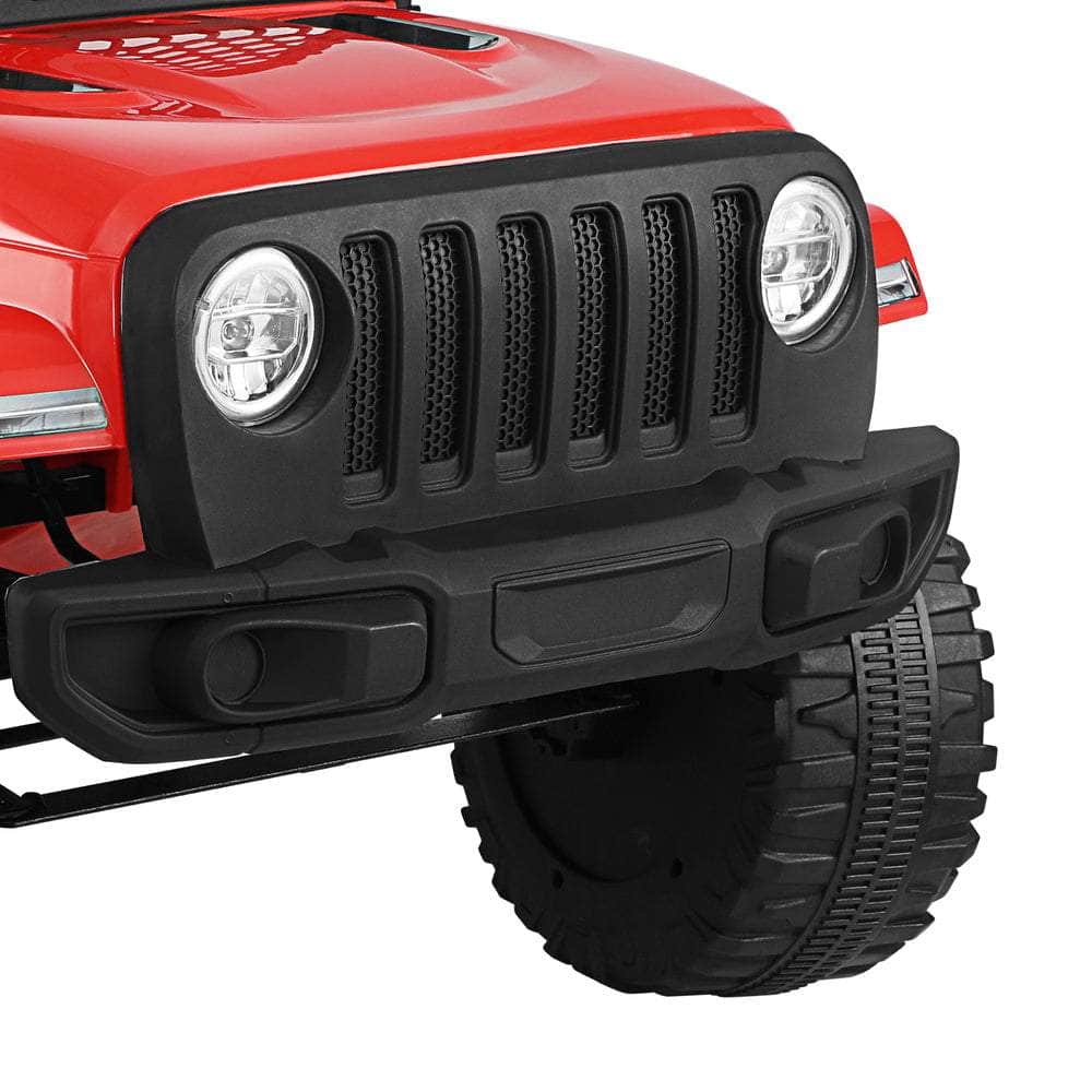 Jeep Kids Ride On Car with 12V Battery Twin Motors and Remote Control Red