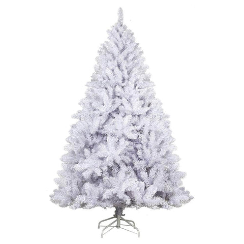 Jingle Jolly's White Christmas Tree Xmas Decorations Home Decor 2.1M 7FT