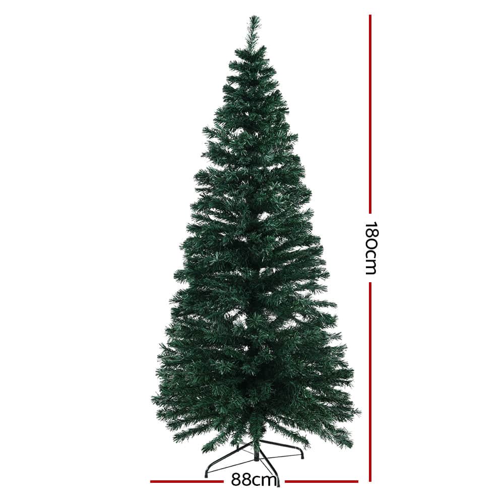 Jingle Jollys 1.8M 6FT LED Christmas Tree Multi Colour