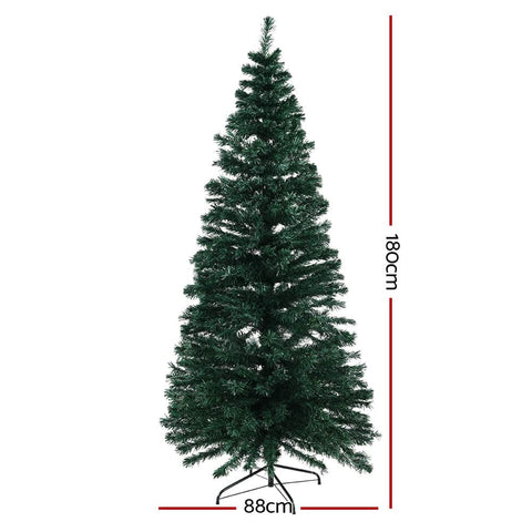 Jingle Jollys 1.8M 6FT LED Christmas Tree Multi Colour