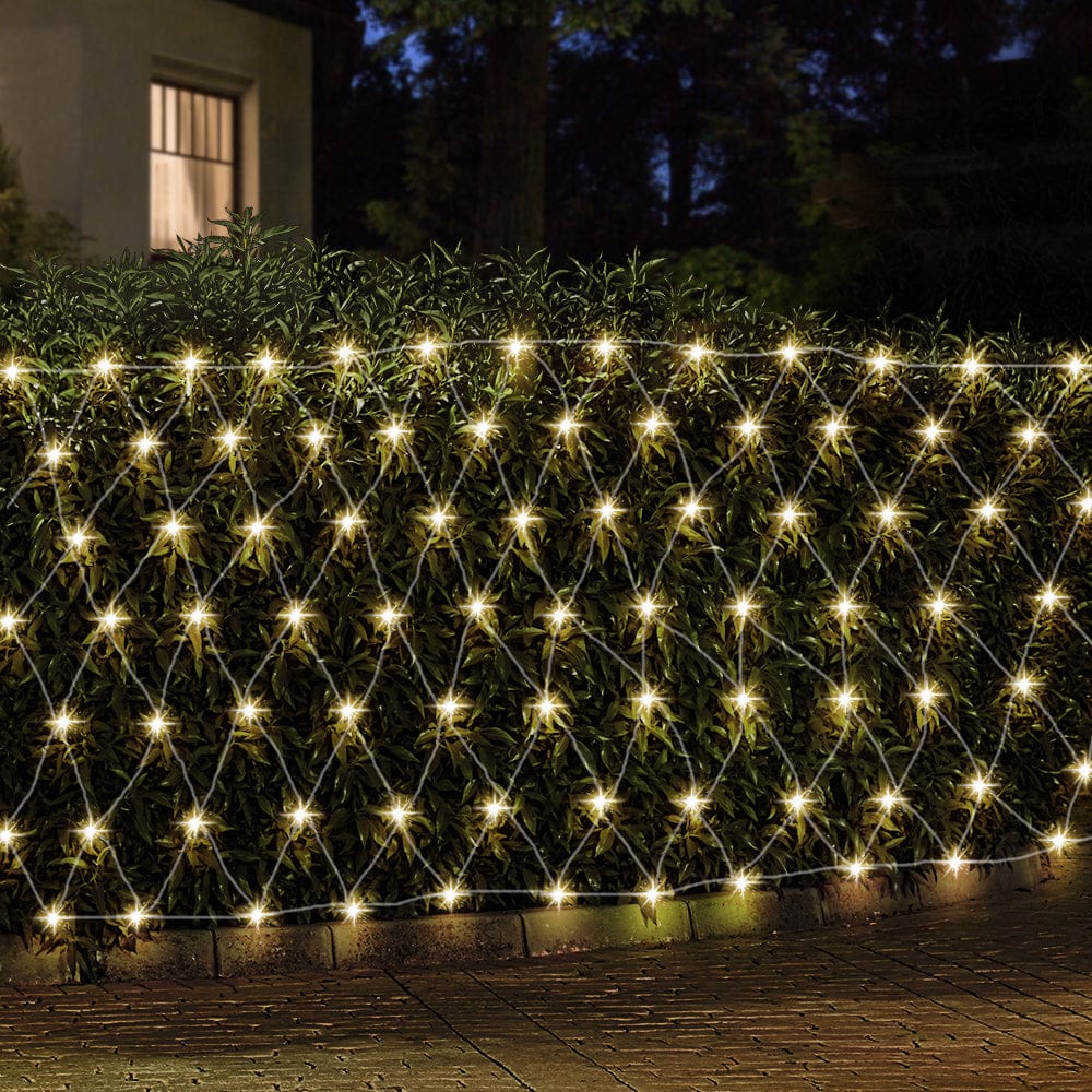 Christmas Lights 6Mx4M 1000 LED Net Light Decorations Warm Decor - Jingle Jollys Mesh String