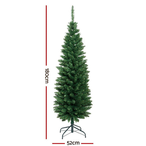 Jingle Jollys 6FT Slim Christmas Tree