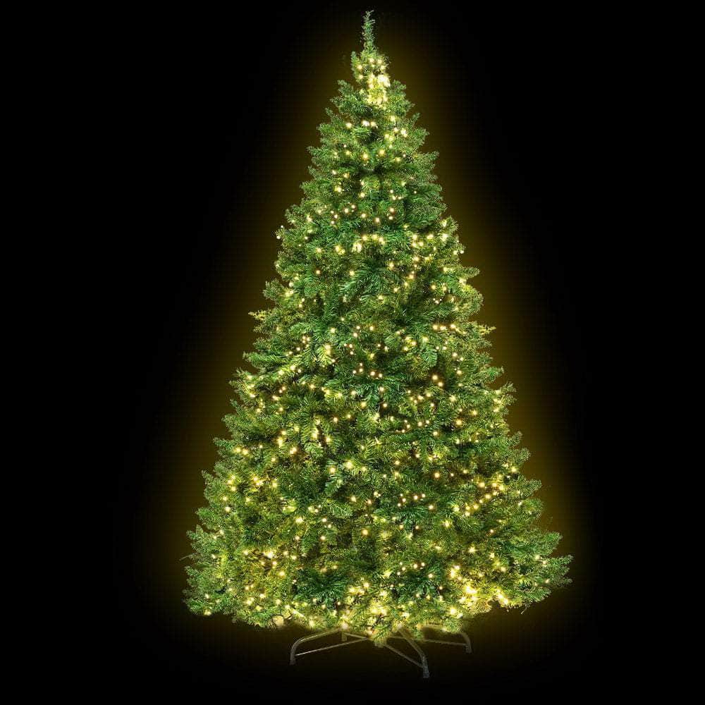 Jingle Jollys Christmas Tree 2.1M 7FT 1134 LED Light Xmas Decorations Warm White