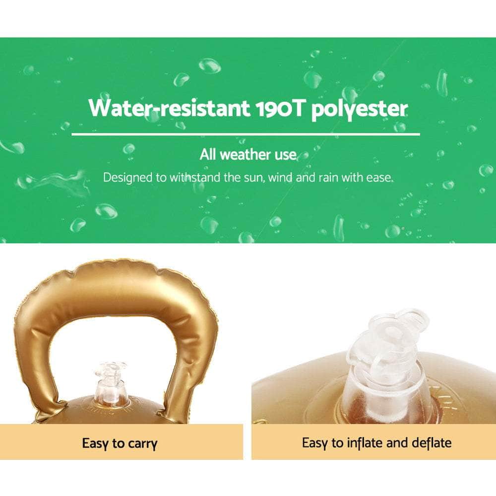 Jolly Christmas Delight 60cm Giant Green Bauble Inflatable Decoration