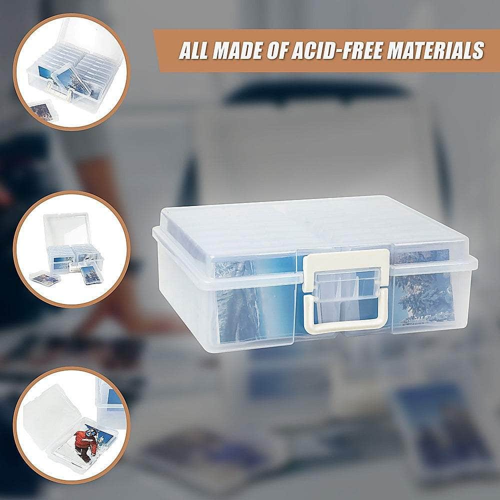 Jumbo Photo Storage Box 1600 4X6 Picture Organizer Case