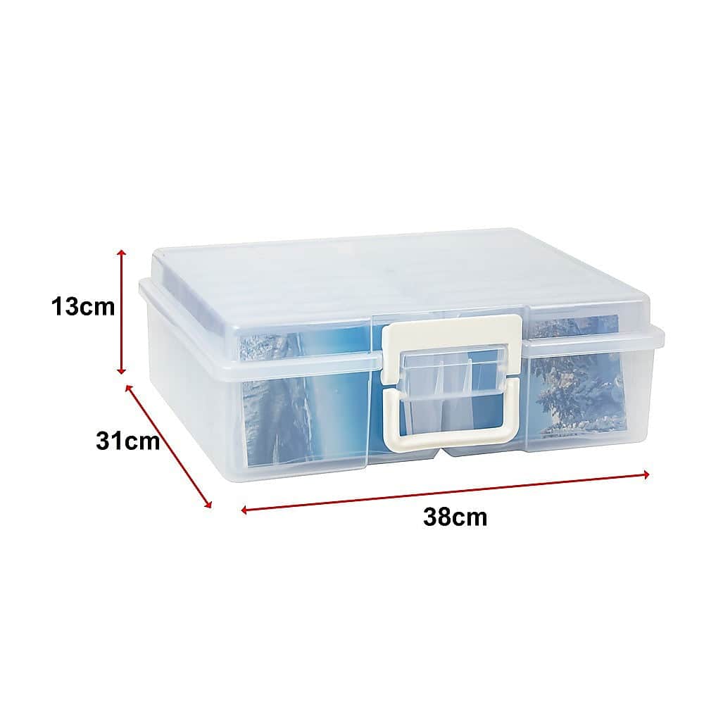 Jumbo Photo Storage Box 1600 4X6 Picture Organizer Case