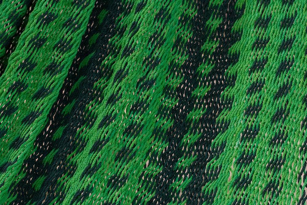 Jumbo Size Outdoor Cotton Mexican Hammock in Jardin Colour