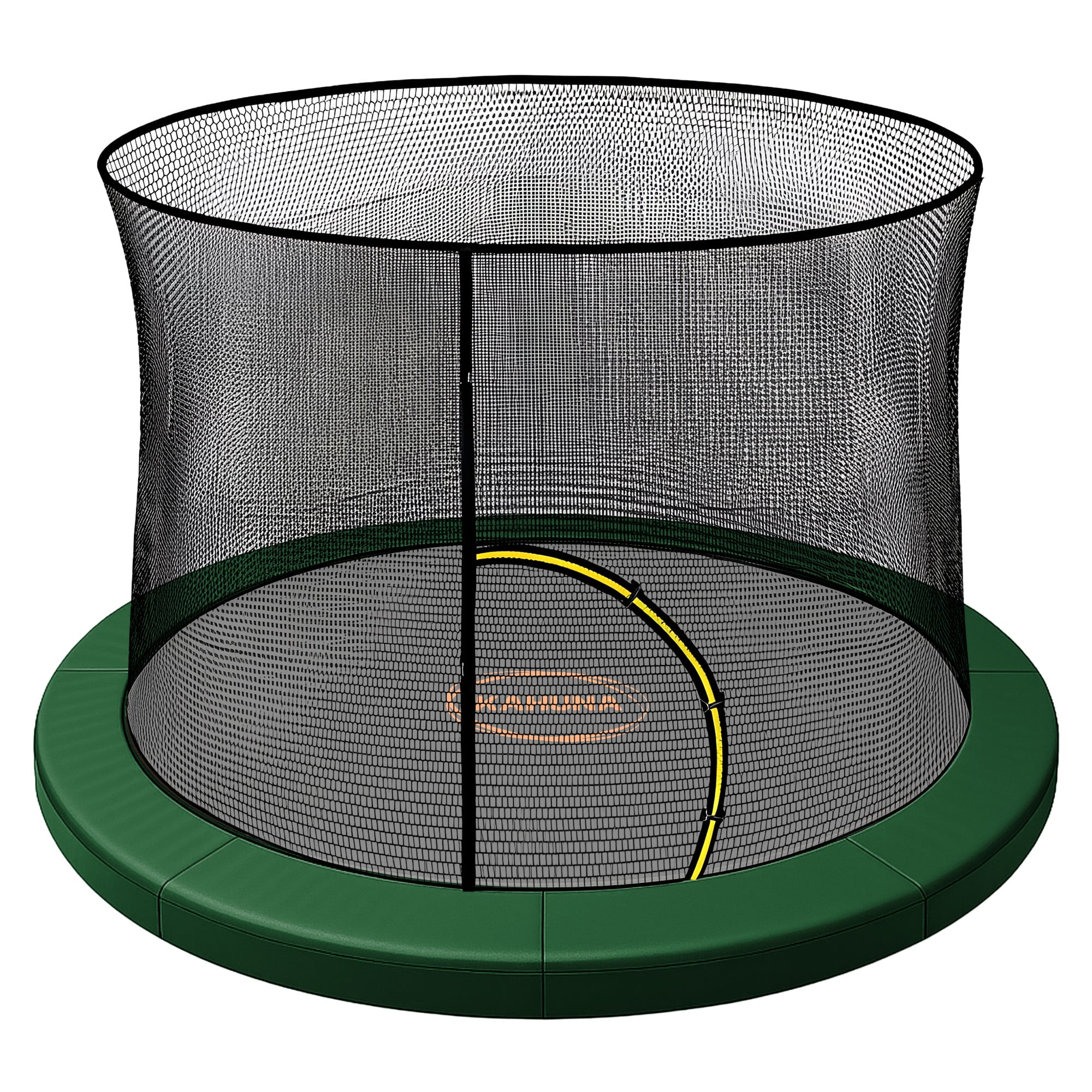 Trampoline Net And Pad Set Green double