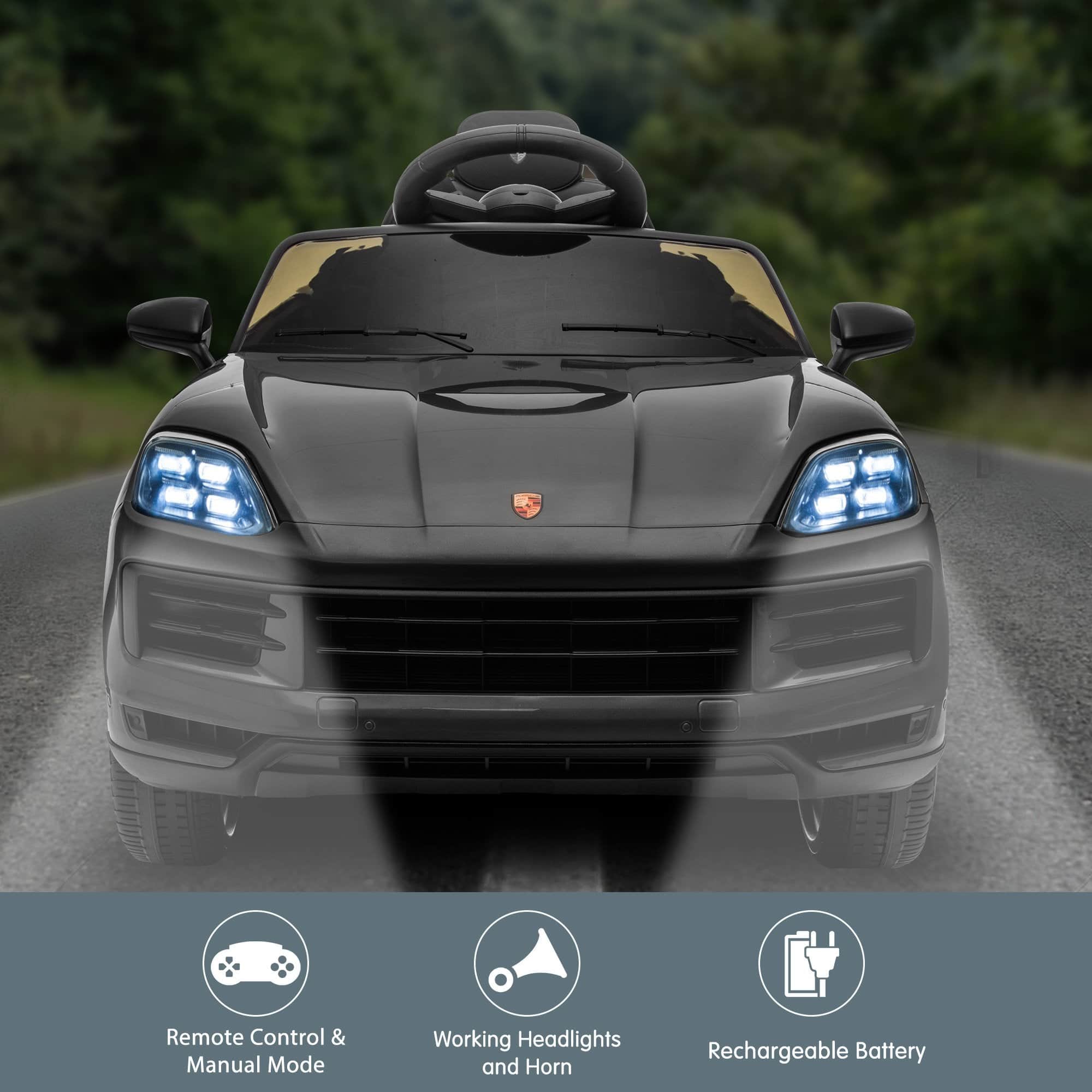 Kahuna Porsche Cayenne E Hybrid Coupe Licensed Kids Electric Ride On Car Remote Control 50W D