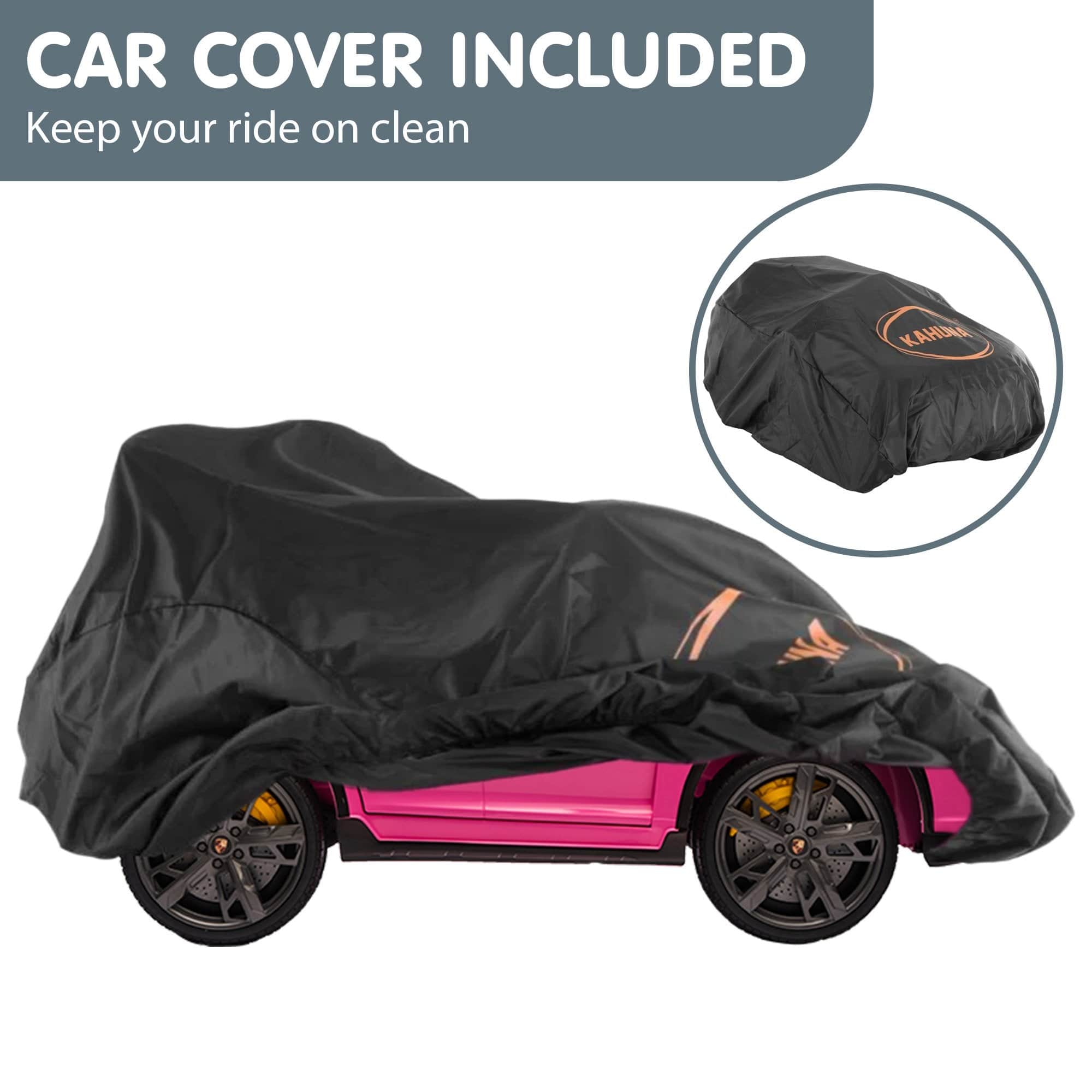 Kahuna Porsche Taycan Turbo S Kids Electric Ride On Car Remote Control 90W Four Wheel Suspens