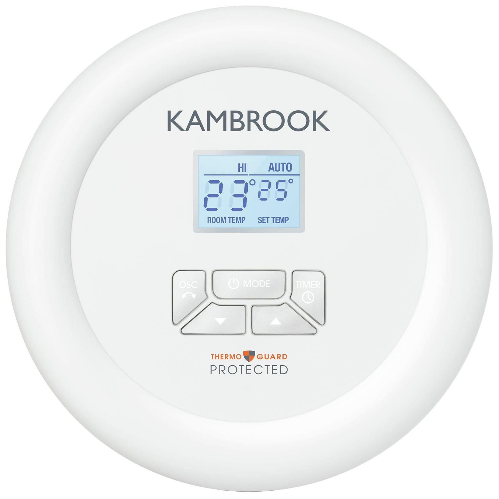 Kambrook 2200W All-Round Stylish Ceramic Heater (White)