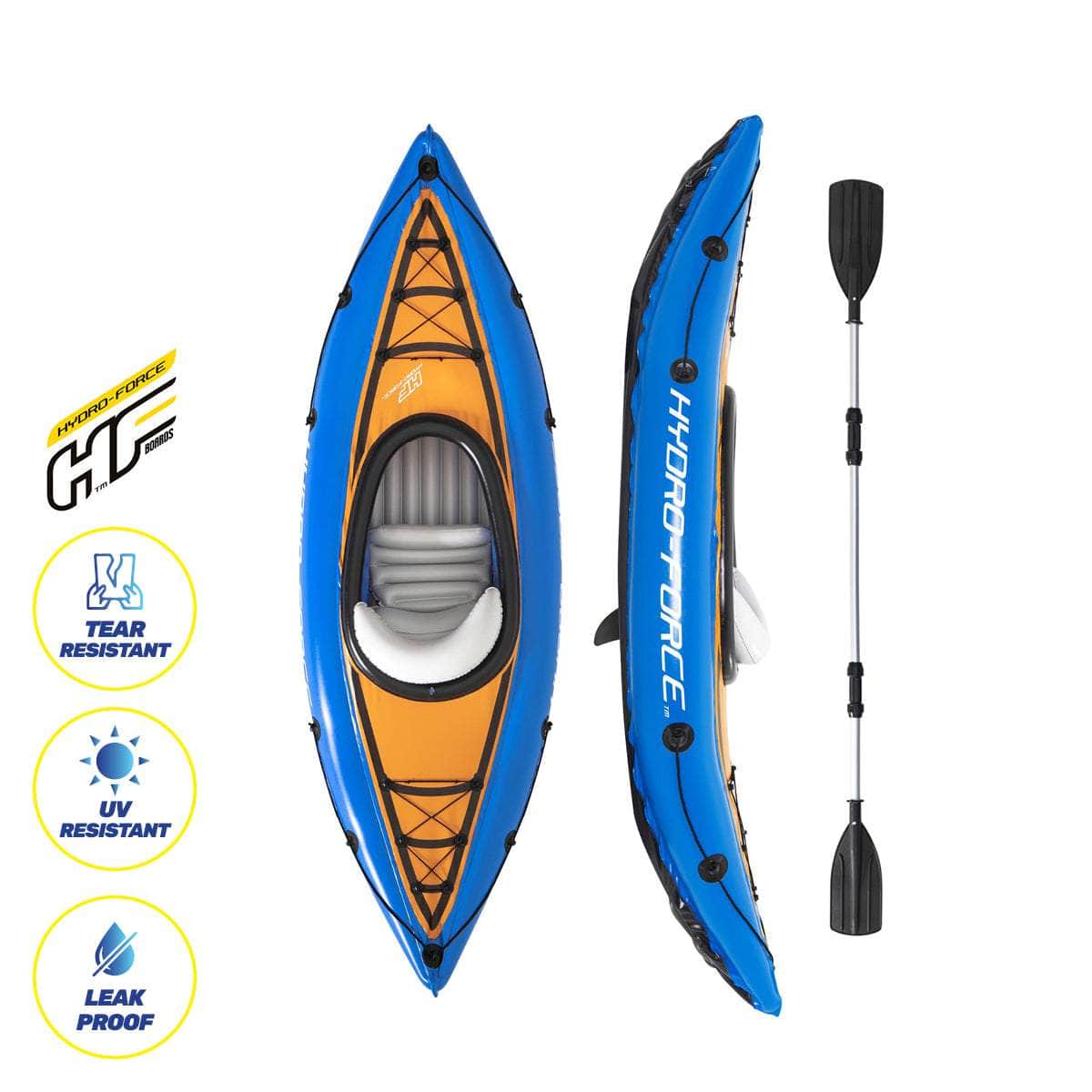 Kayak Inflatable 1 Person Essentials Included Premium Quality 2.8m