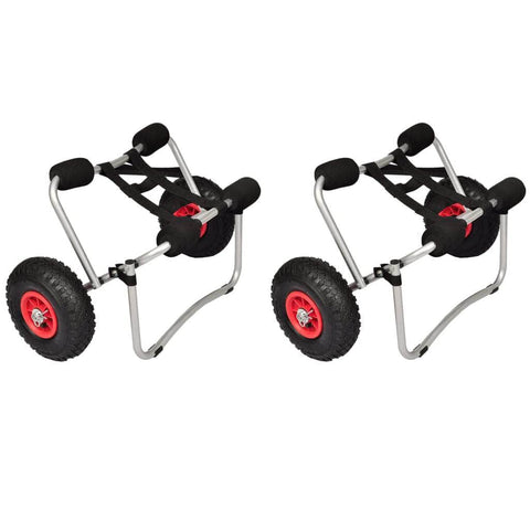 Kayak Trolleys 2 pcs Aluminium