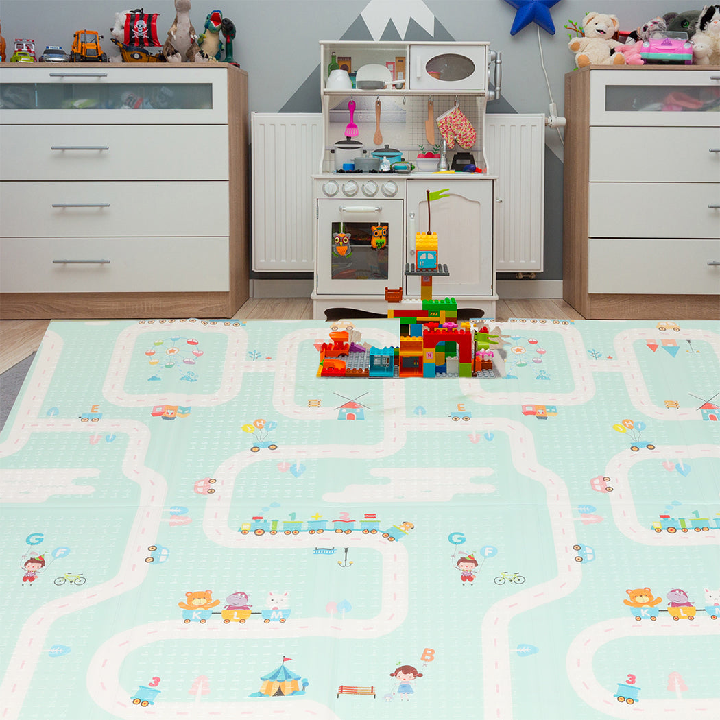 Kids Play Mat Baby - Crawling Pad with Floor Foldable Xpe Foam