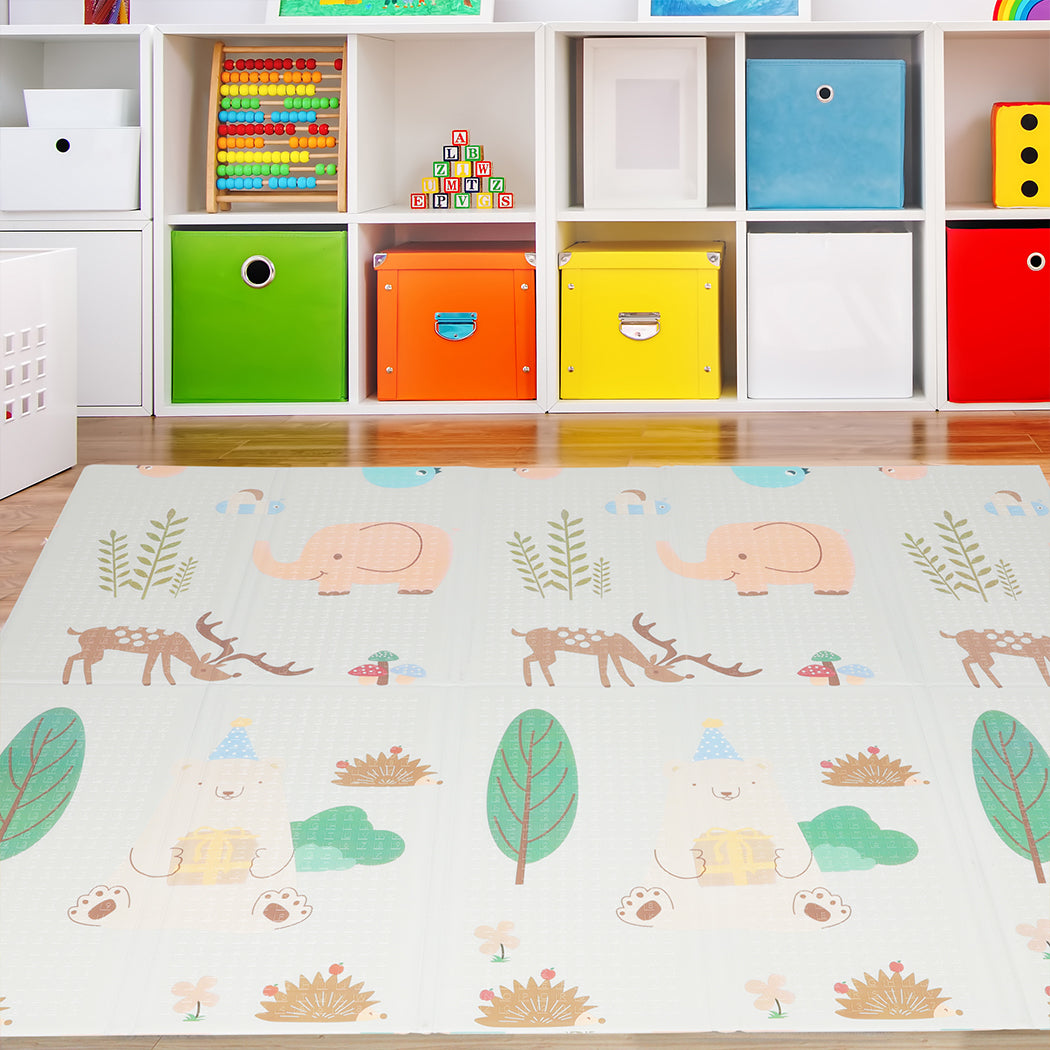 Kids Play Mat Baby Crawling Pad - Floor Foldable Foam Non