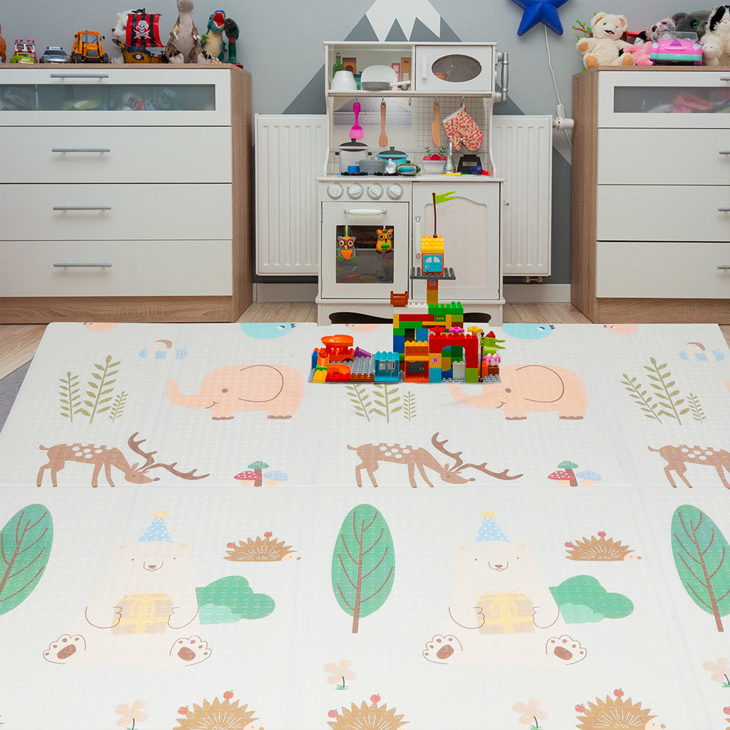 Kids Play Mat Baby Crawling Pad with Floor Foldable Foam Non