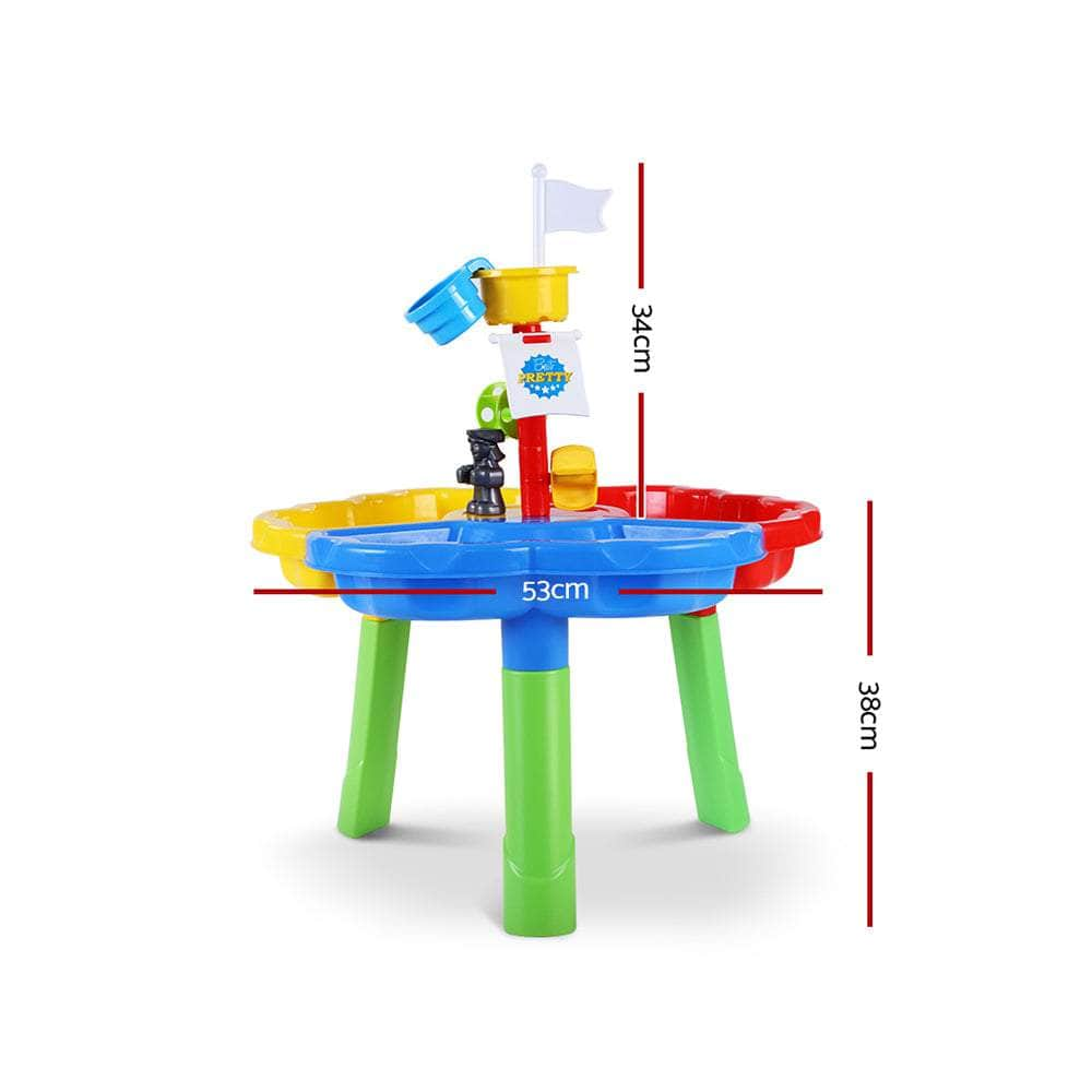 Kids Beach Sand and Water Sandpit Outdoor Table Childrens Bath Toys