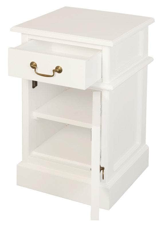 Kids Birch and White Rectangular Table White