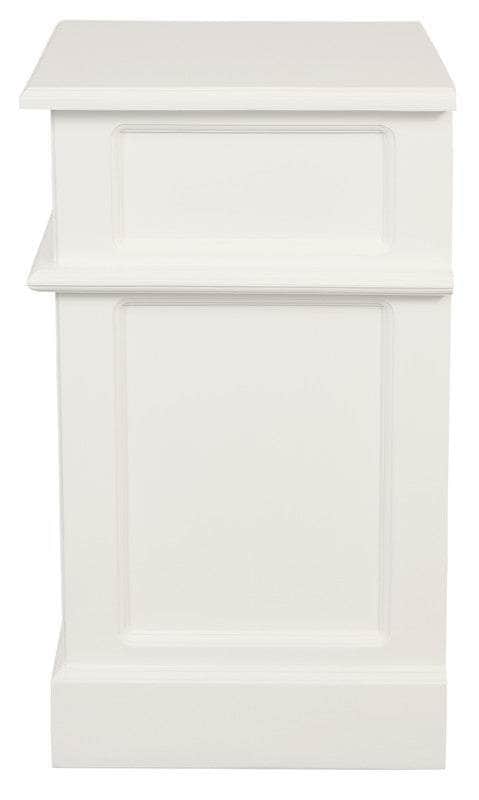 Kids Birch and White Rectangular Table White