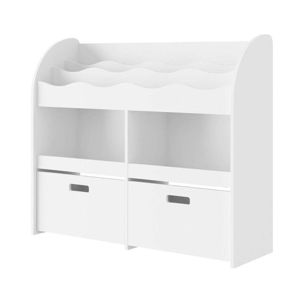 Kids Bookshelf Toy Storage Box Organiser Display Shelf
