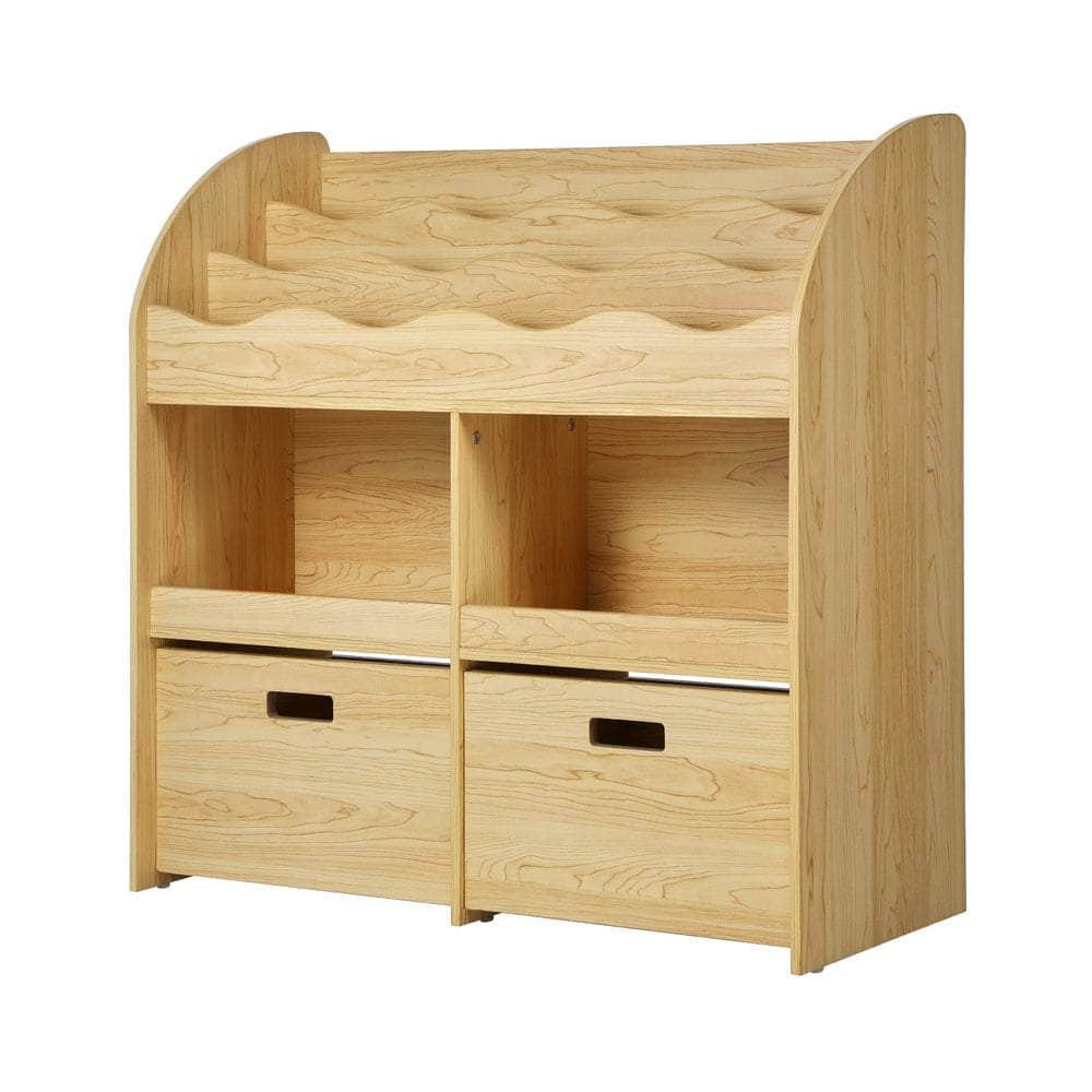 Kids Bookshelf Toy Storage Box Organiser Display Shelf