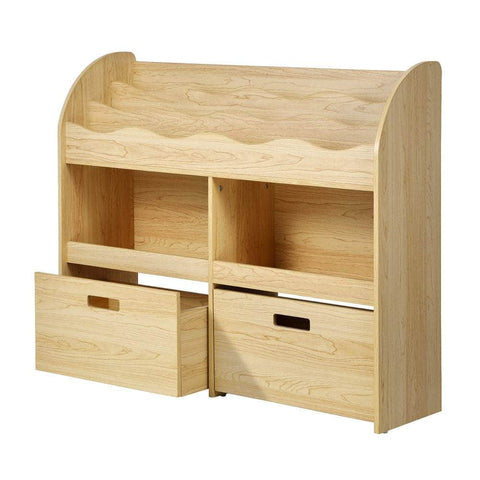 Kids Bookshelf Toy Storage Box Organiser Display Shelf