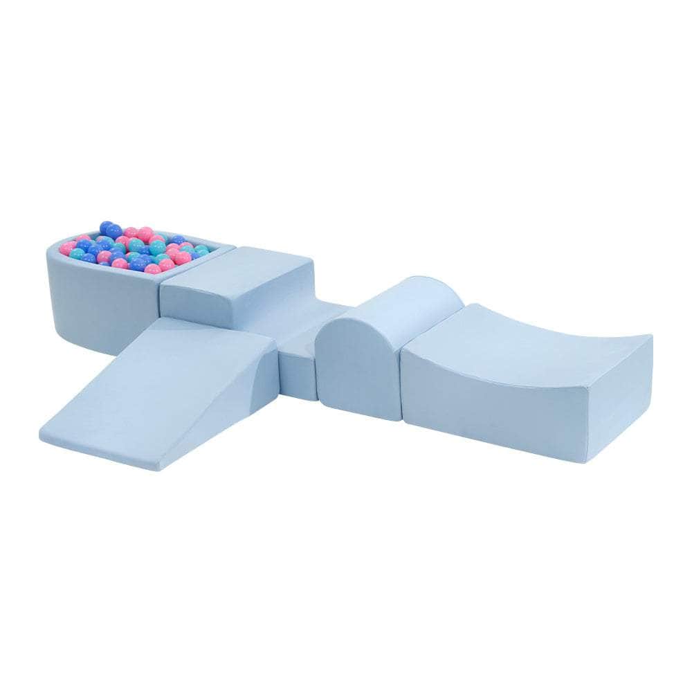 Kids Climb Crawl Foam Play Set 5PC Blue