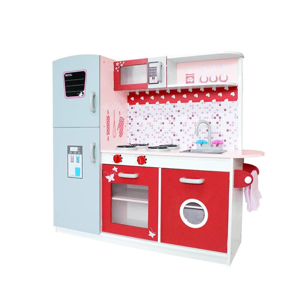 Kids Cookware Play Set - Pink & Red