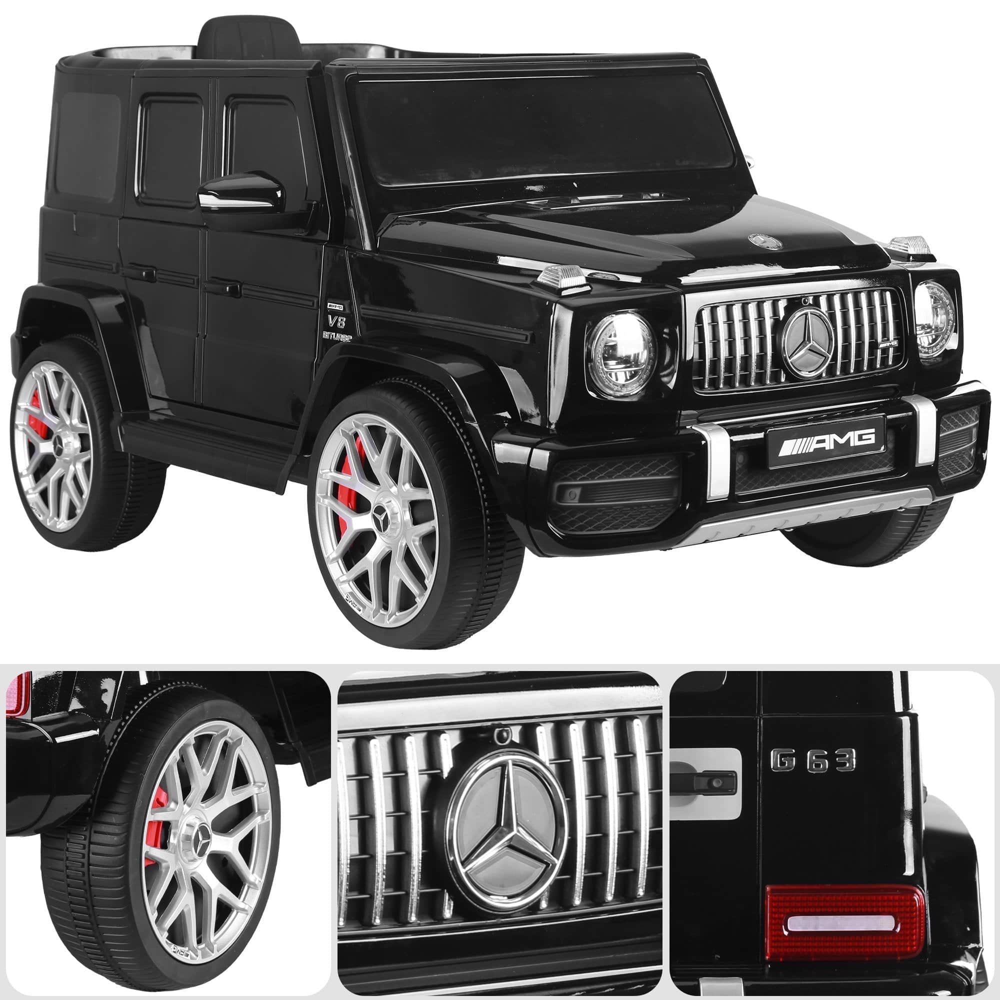 Kids Electric Ride On Car Remote Control Dual 25W Motors Kahuna Mercedes Benz AMG Licensed G63