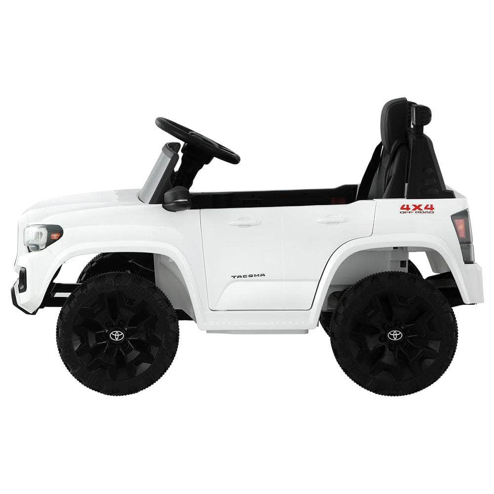 Kids Electric Ride On Car Tacoma Off Road Jeep Toy Cars Remote 12V Whte