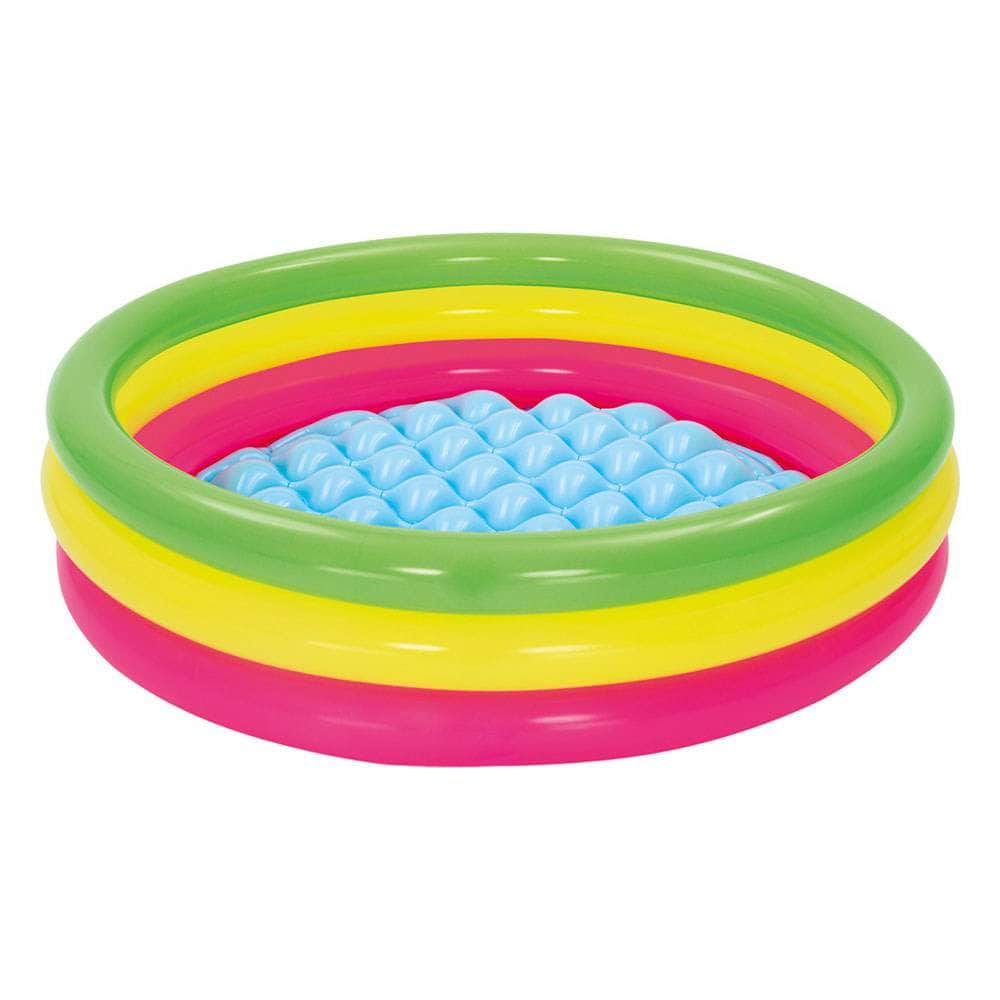Kids Inflatable Pool Above Ground Round Splash Pool 102X102X25Cm