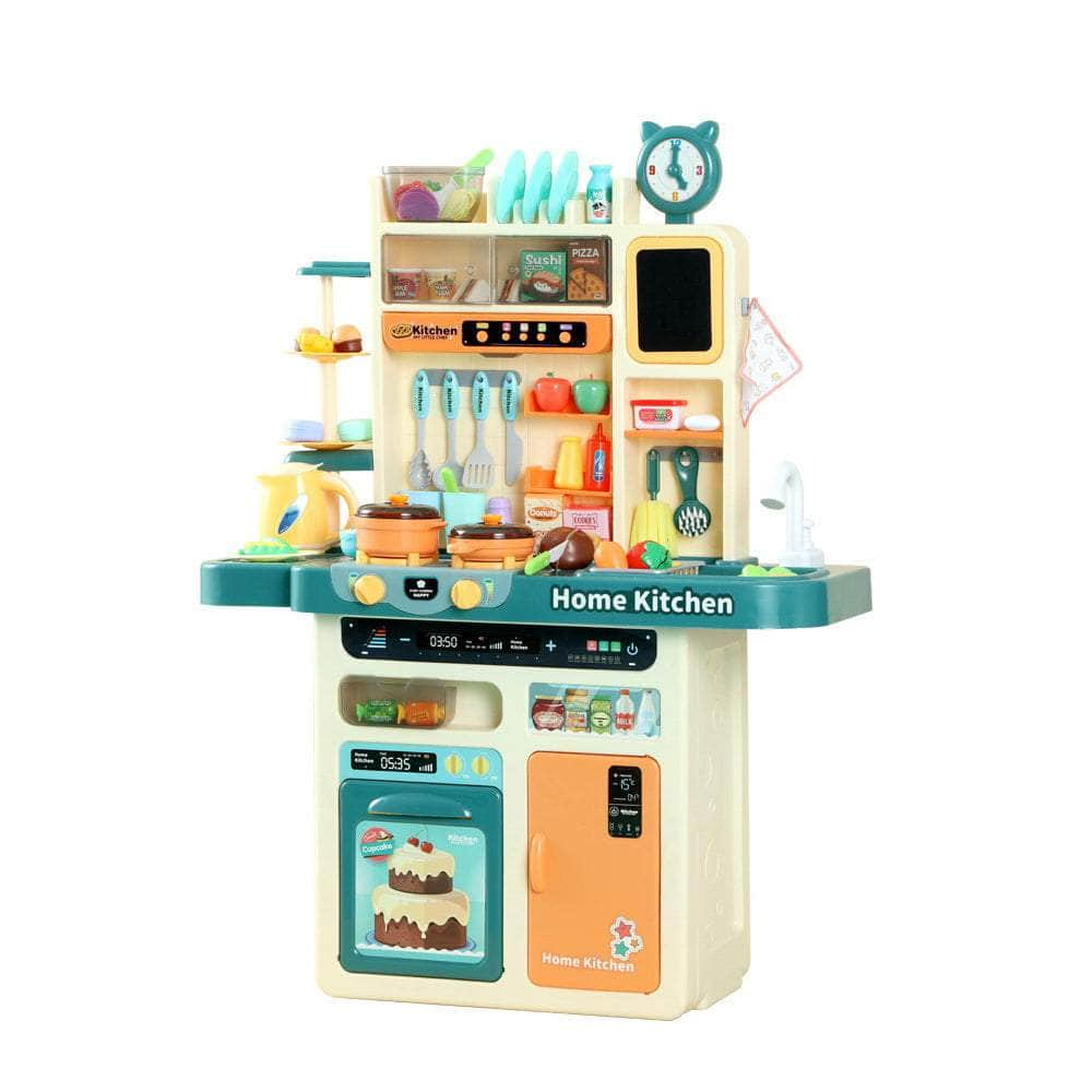 Kids Kitchen Playset Pretend Play Food Sink Cooking Utensils 73Pcs