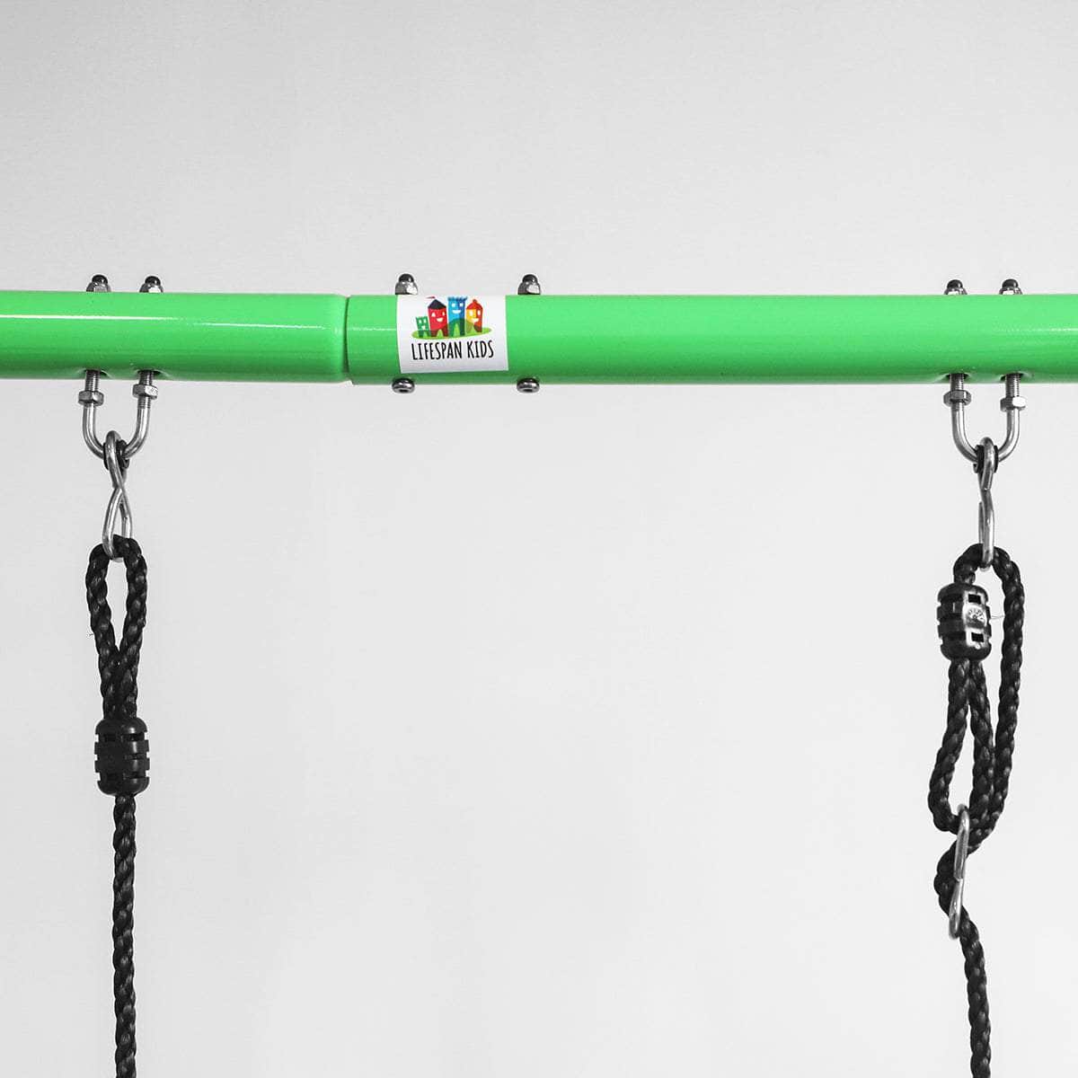 Kids Lynx 4 Station Swing Set With Slippery Slide