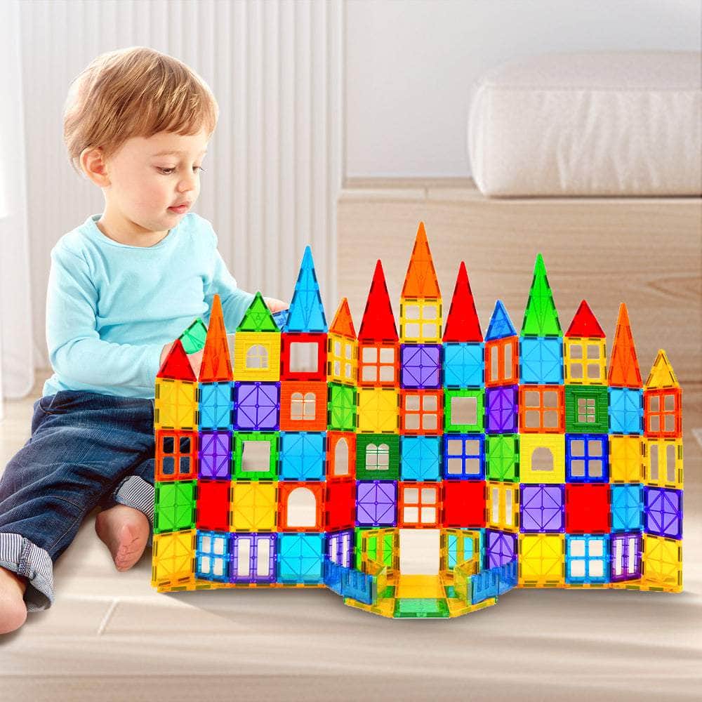 Kids Magnetic Tiles Blocks Building Educational Toys 100PCS