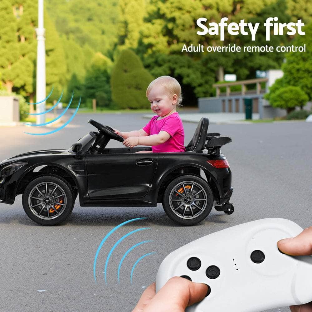 Kids Mercedes-Benz Amg Gtr Electric Ride-On Toy Car