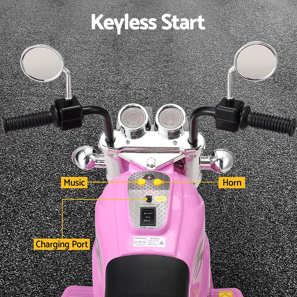 Ride On Cars - Kids Ride On Car Motorcycle Motorbike Electric Toys Horn Music 6V - photo 15
