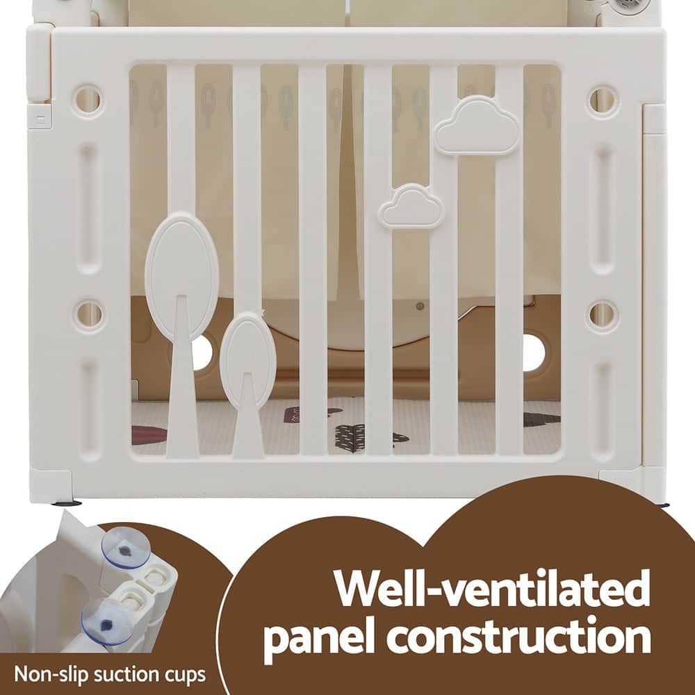 Kids Play Tent Playhouse Castle with Floor Mat 85CMX113CM